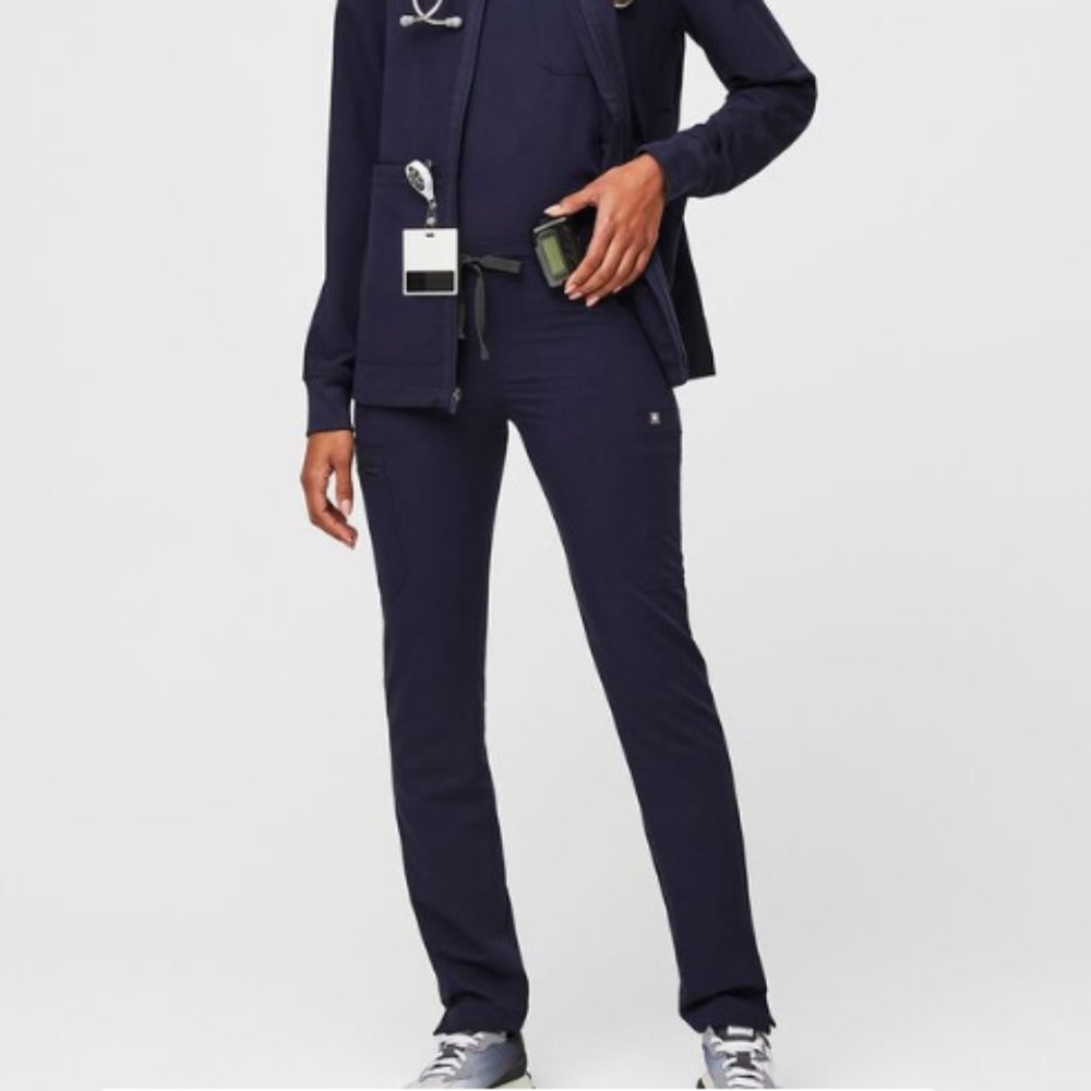 Figs Navy Yola™ Skinny Scrub Pants Medium/Tall